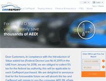 Tablet Screenshot of carreport.com